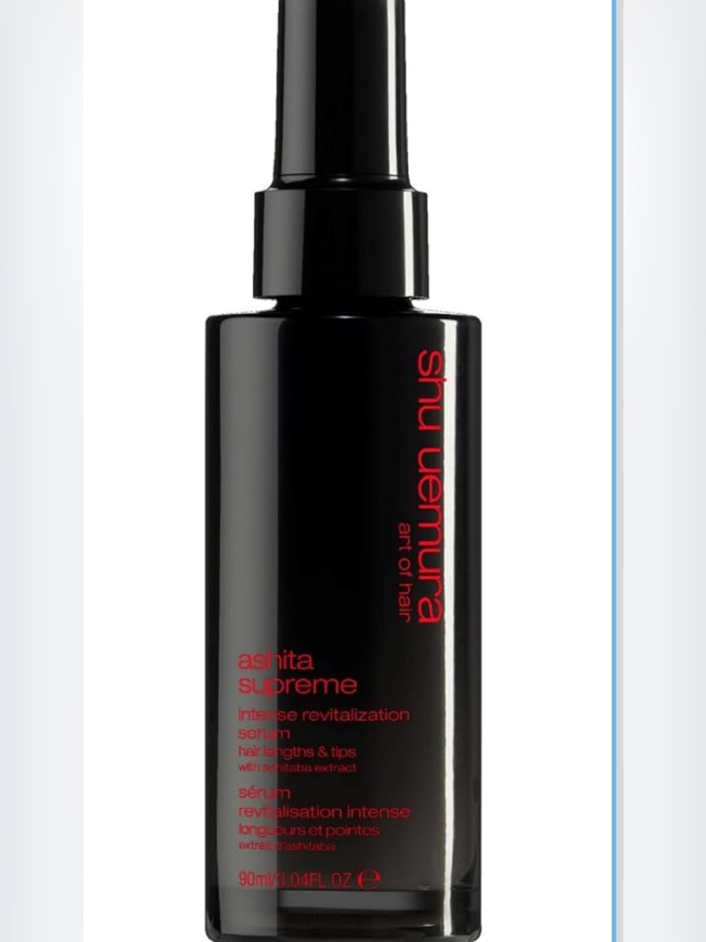 NEW Shu Uemura Ashita Supreme Intense Revitalization Hair Serum, 3 Ounce